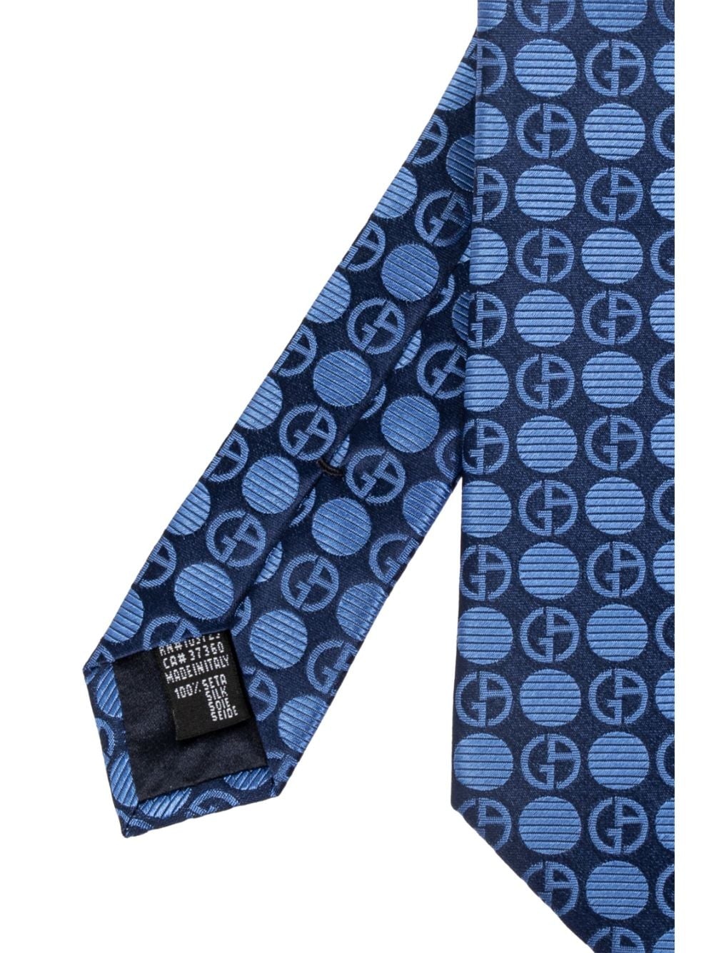 geometric-pattern print tie - 4