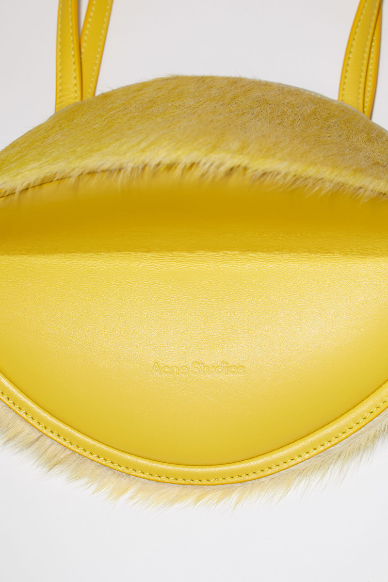 Leather handbag - Yellow 5