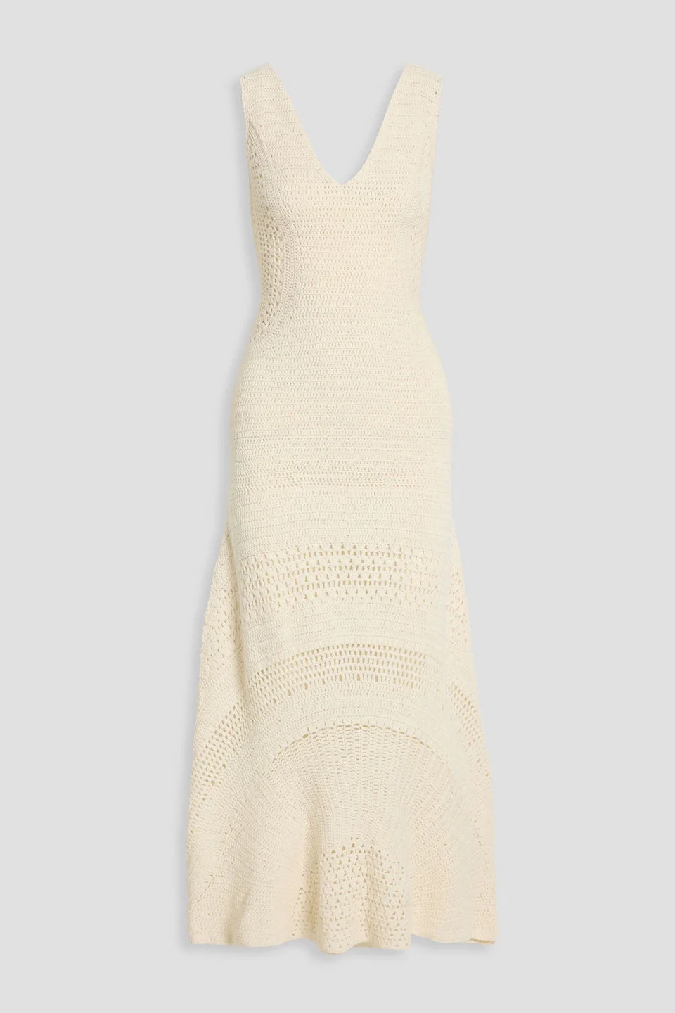 Cocon crocheted wool and cashmere-blend maxi dress - 1