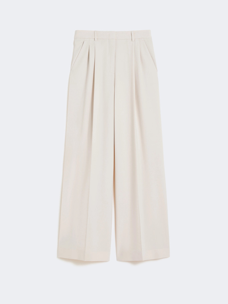 ASTA Wool-blend trousers - IVORY 1