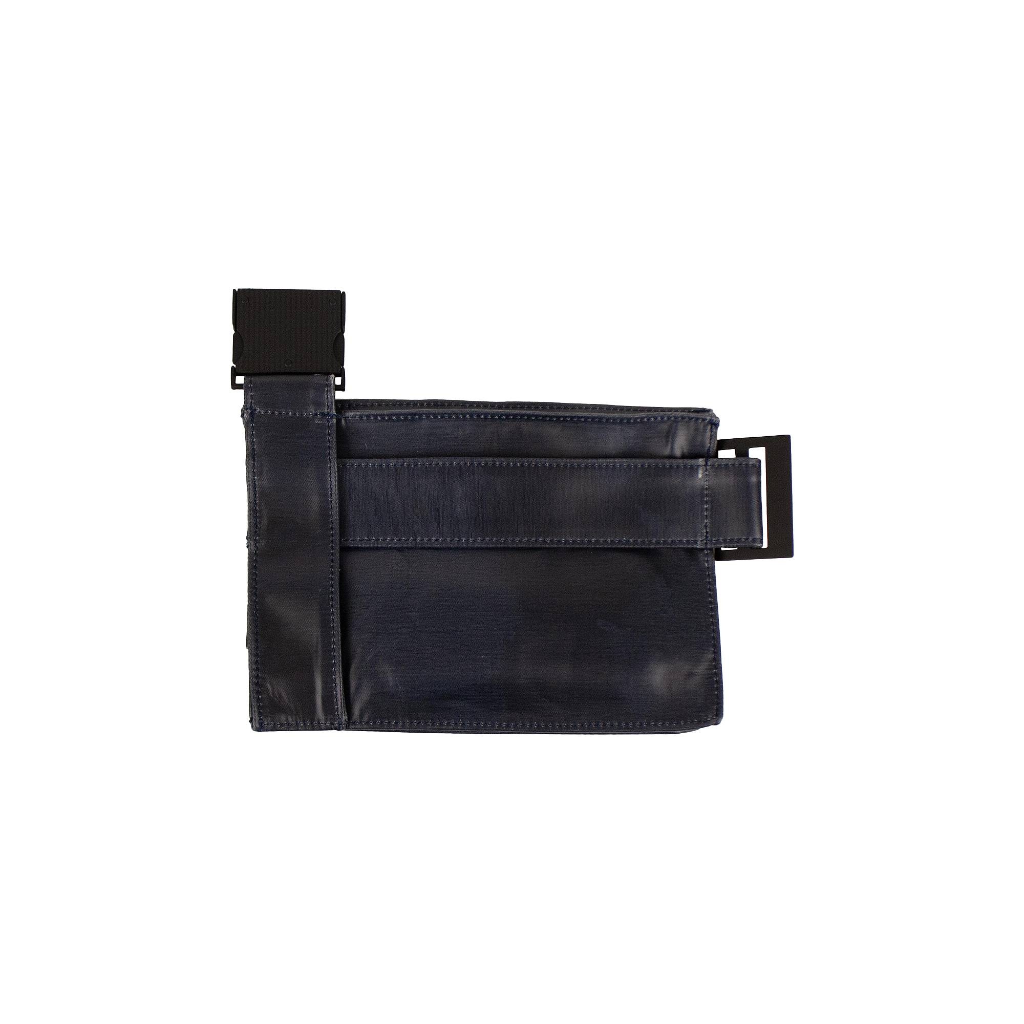A-Cold-Wall* Leather Utility Crossbody Bag 'Blue' - 2