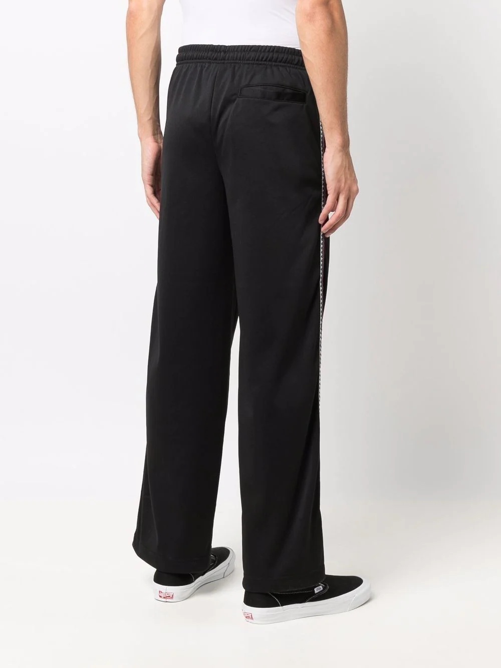 Cross-logo side-stripe track pants - 4
