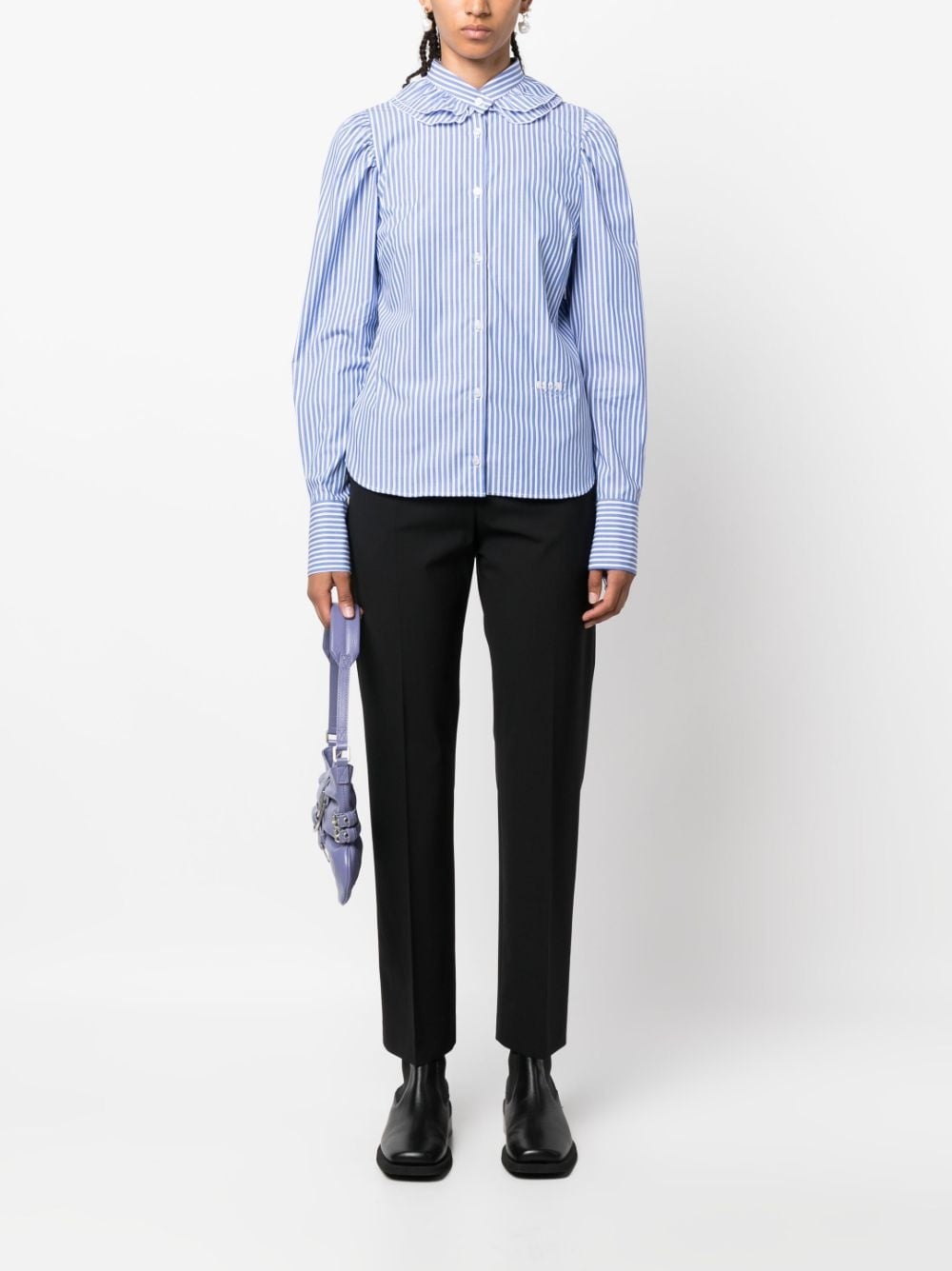 slim-fit tailored trousers - 2