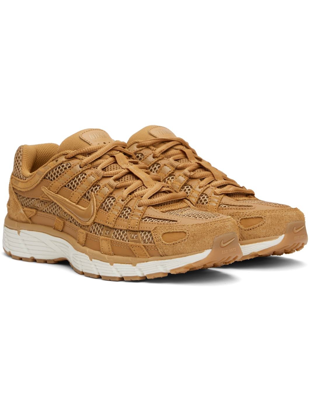 Tan P-6000 SE Sneakers - 4