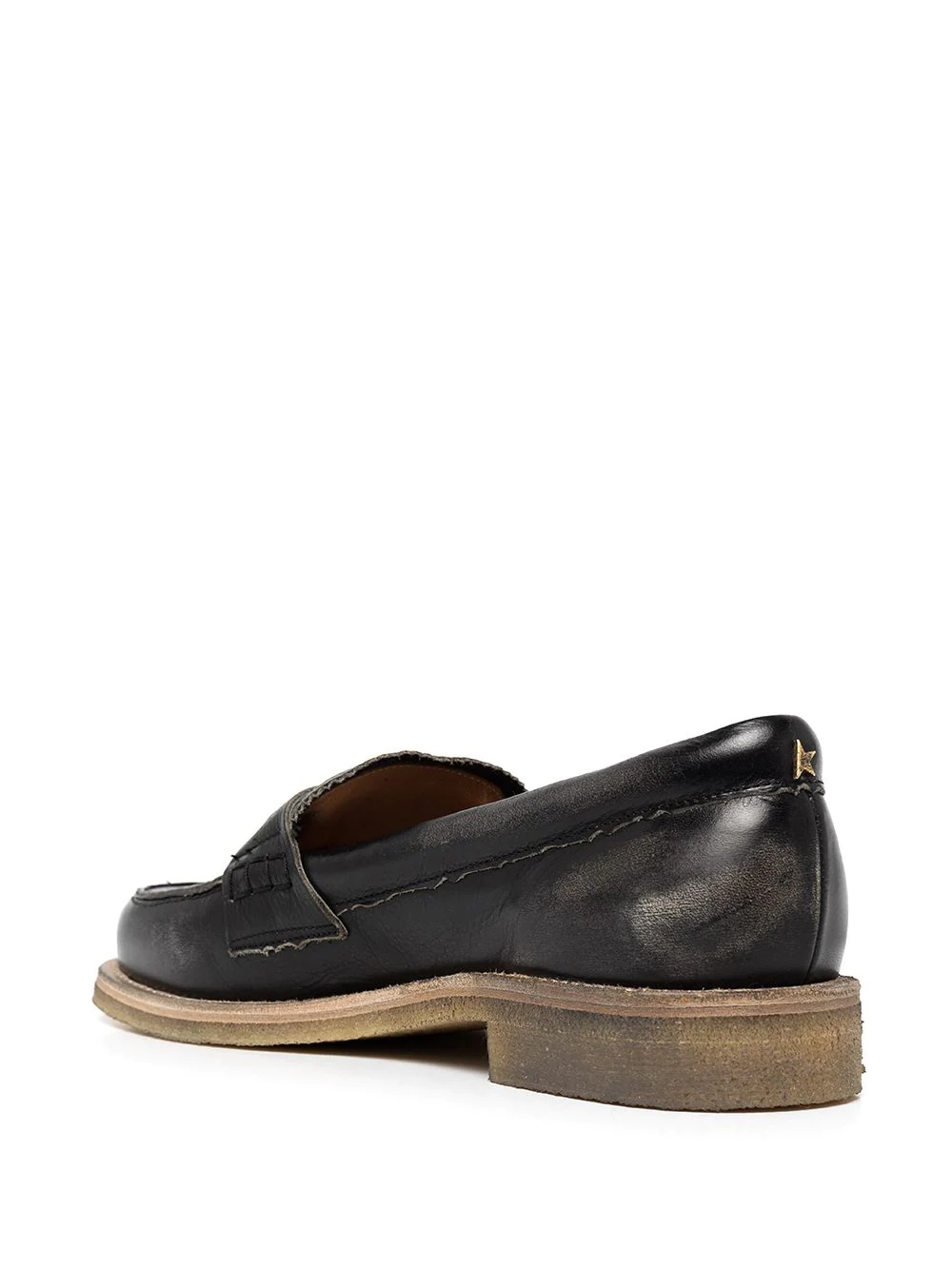 leather penny loafers - 5