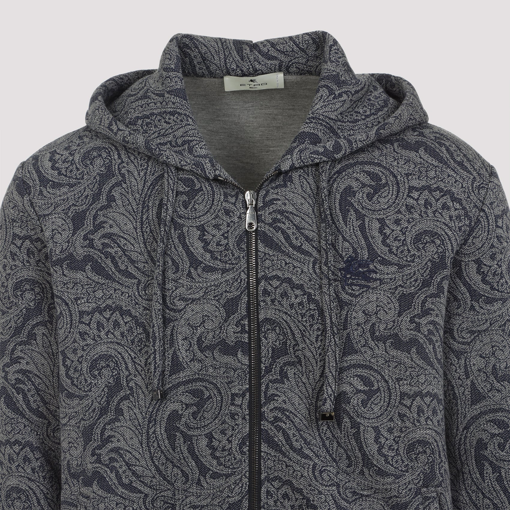 Etro Zipped Hoodie With Welt Pockets Men - 3