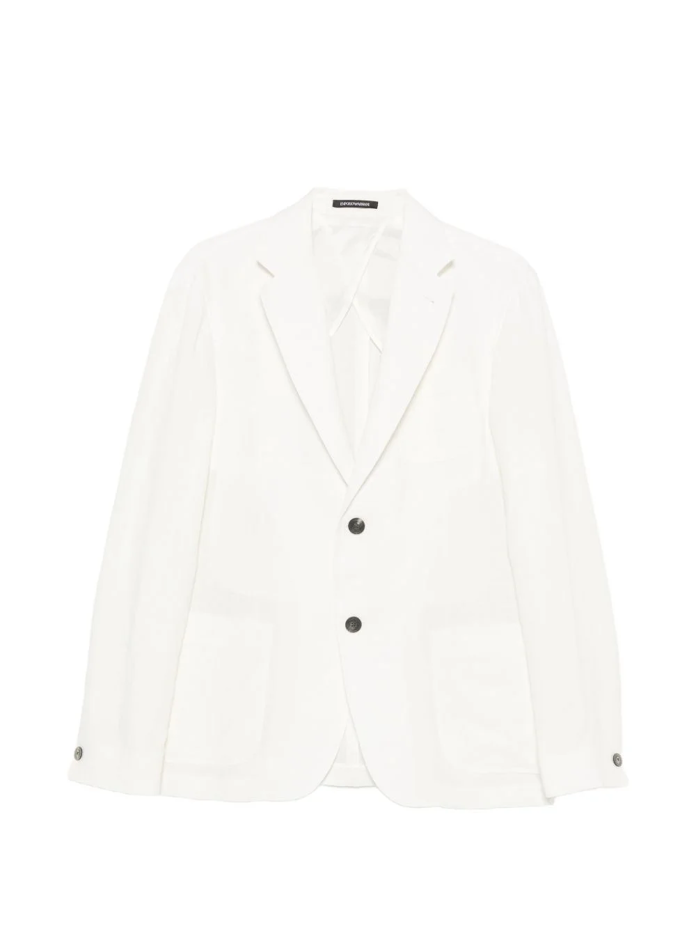 Linen single-breasted jacket - 1