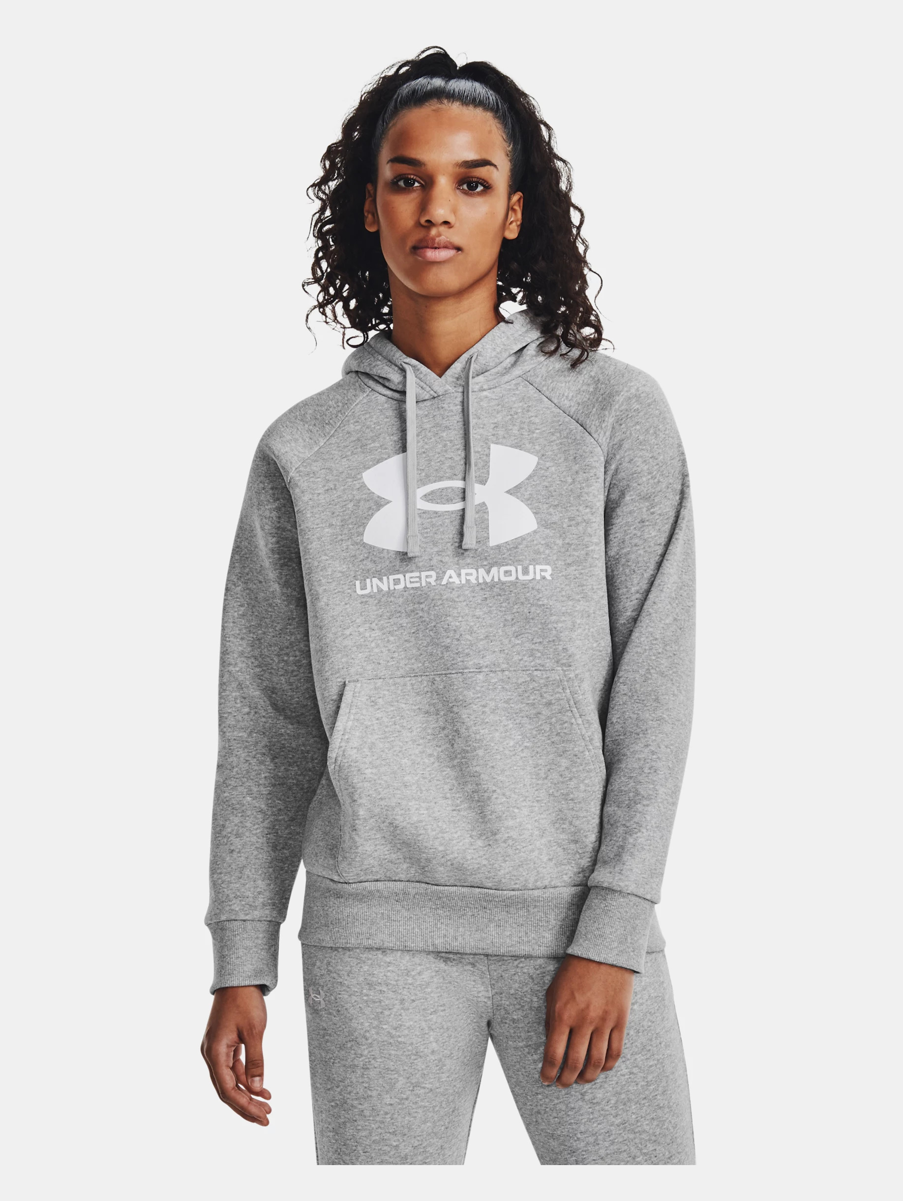 Women's UA Rival Fleece Big Logo Hoodie - 2