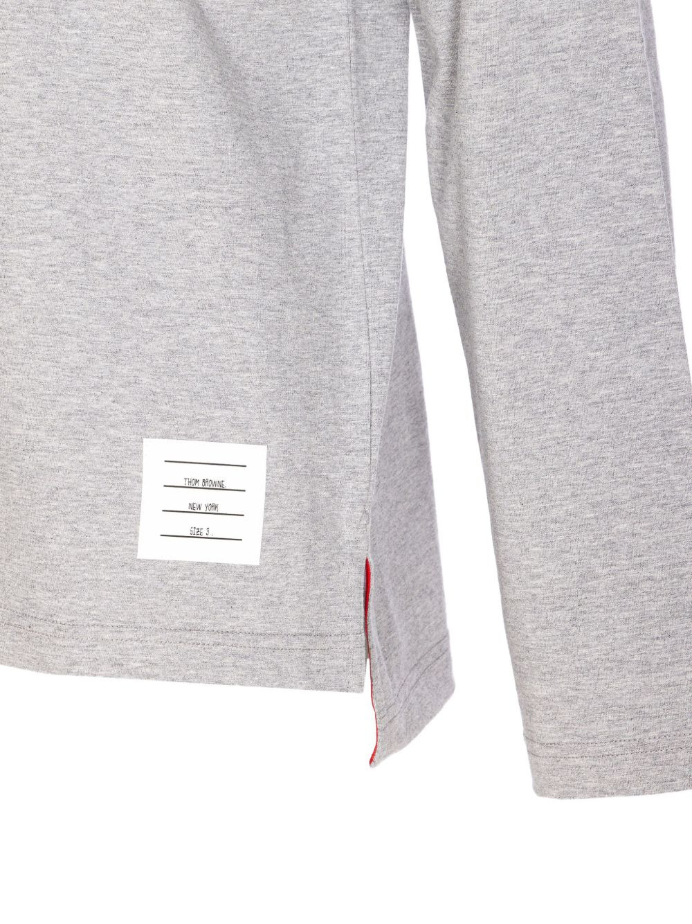 stripe-detail cotton sweater - 4
