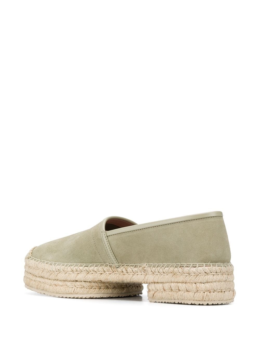 maxi sole leather espadrilles - 3