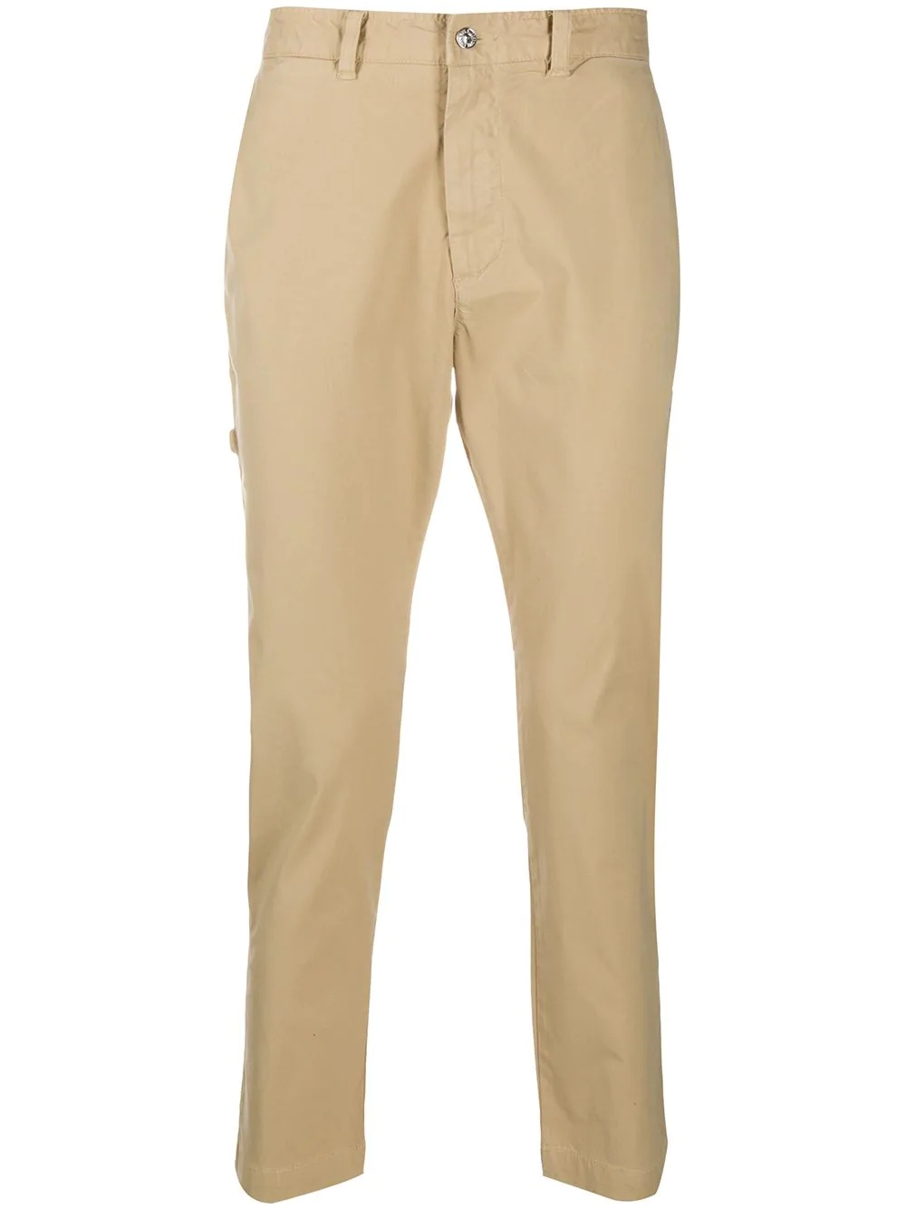 cropped slim-fit trousers - 1