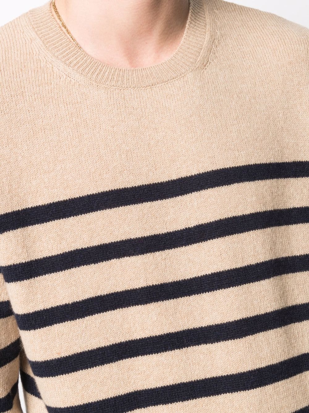 Travis striped knitted jumper - 5