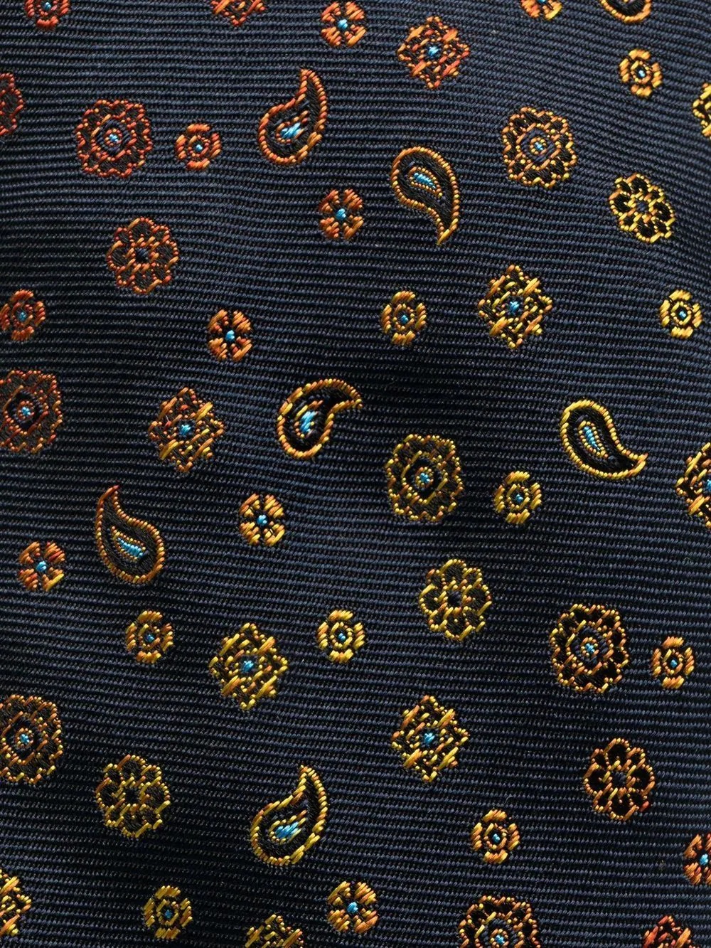 floral paisley silk tie - 2