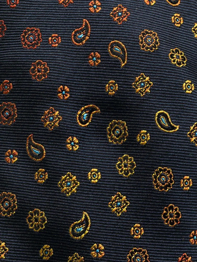 Etro floral paisley silk tie outlook