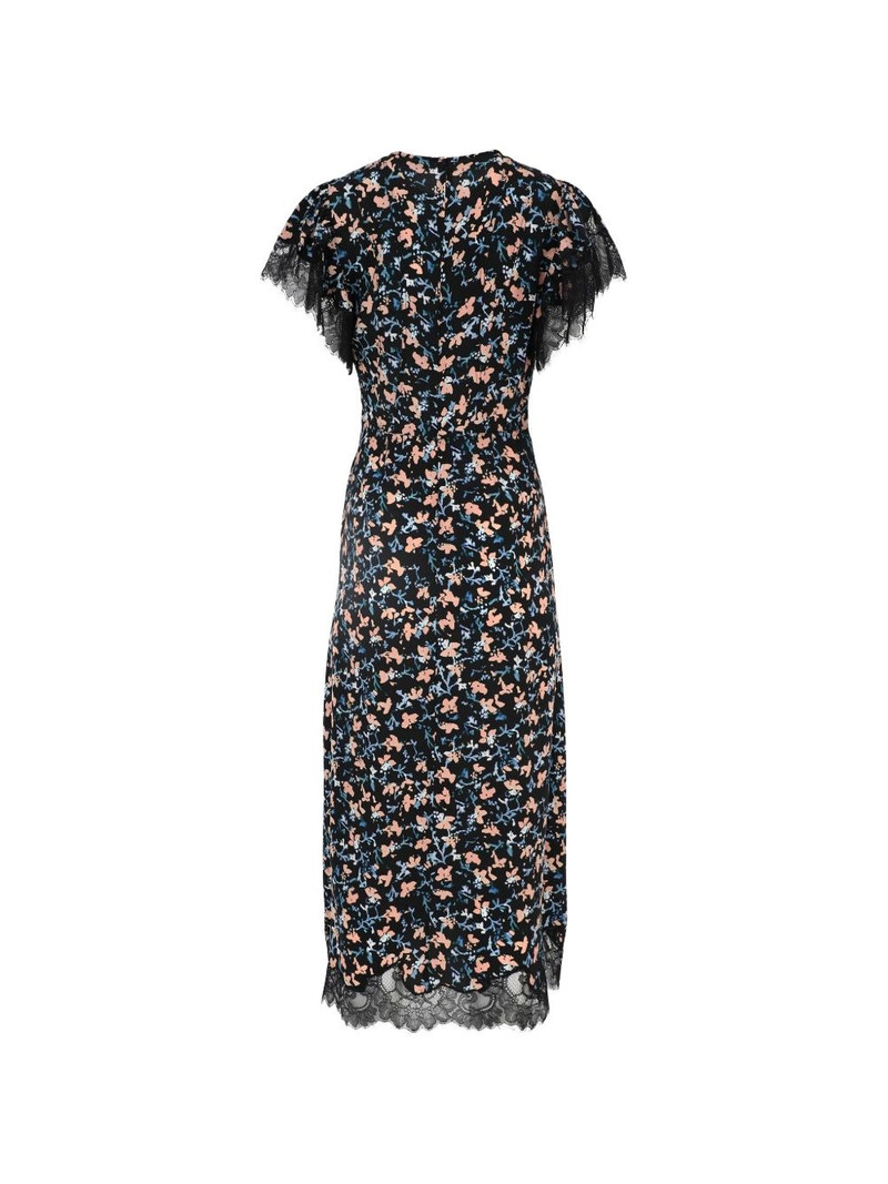 ULLA JOHNSON Renee floral-print midi dress outlook