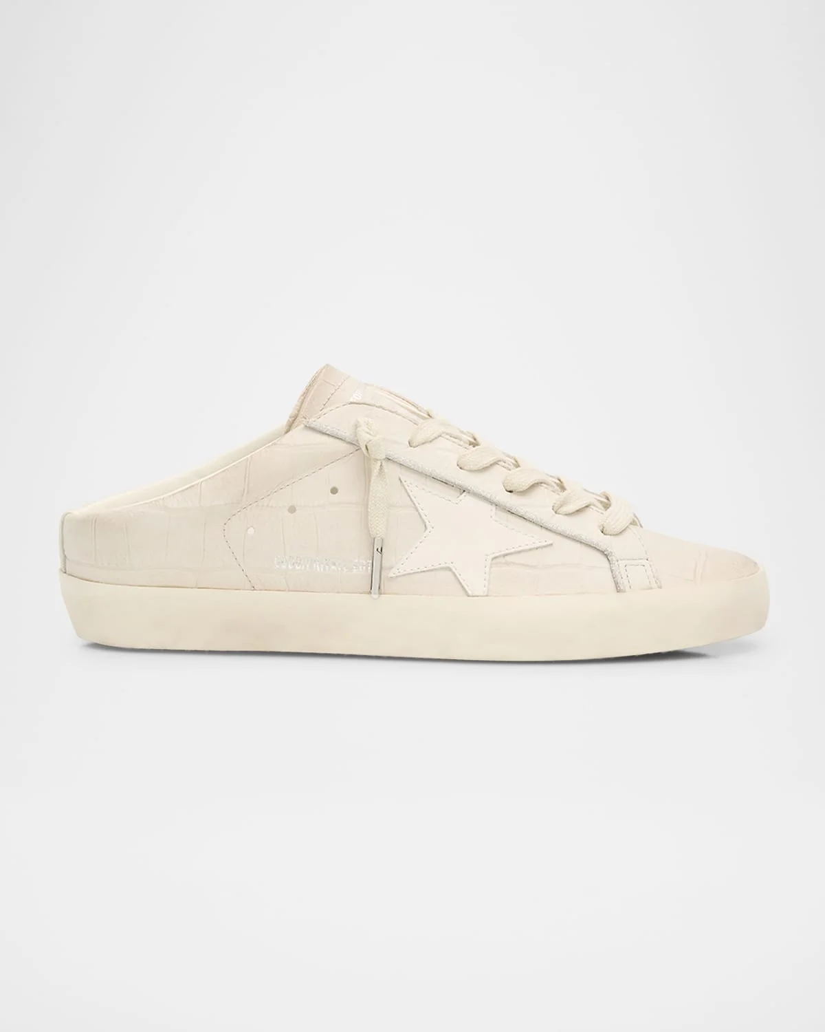 Super-Star Croc-Effect Slip-On Sneakers - 1