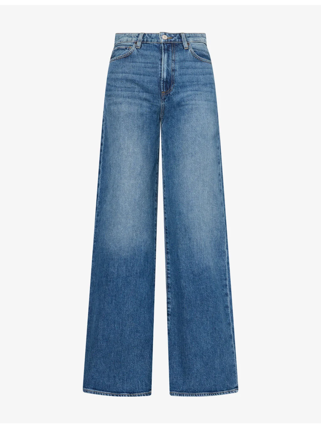 Frances Wide-Leg Denim Jeans - 1