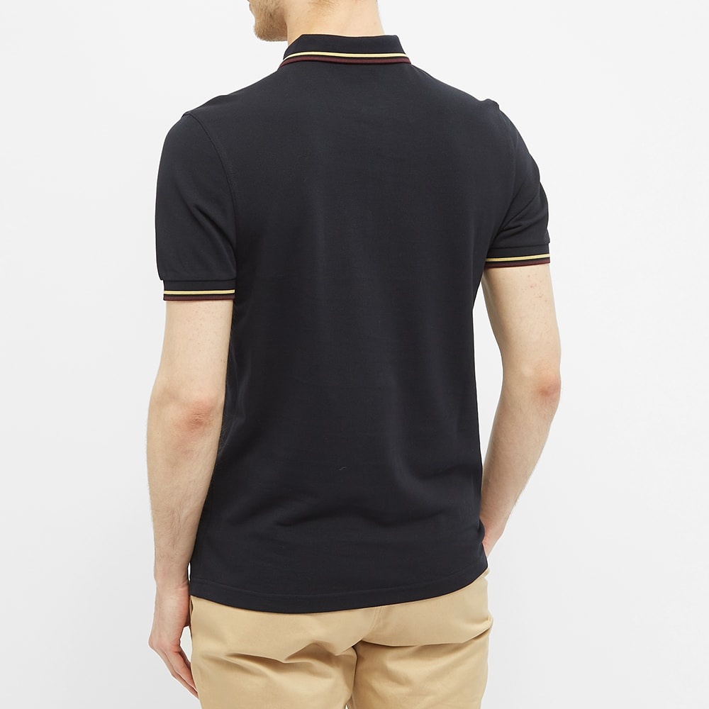 Fred Perry Authentic Slim Fit Twin Tipped Polo - 5