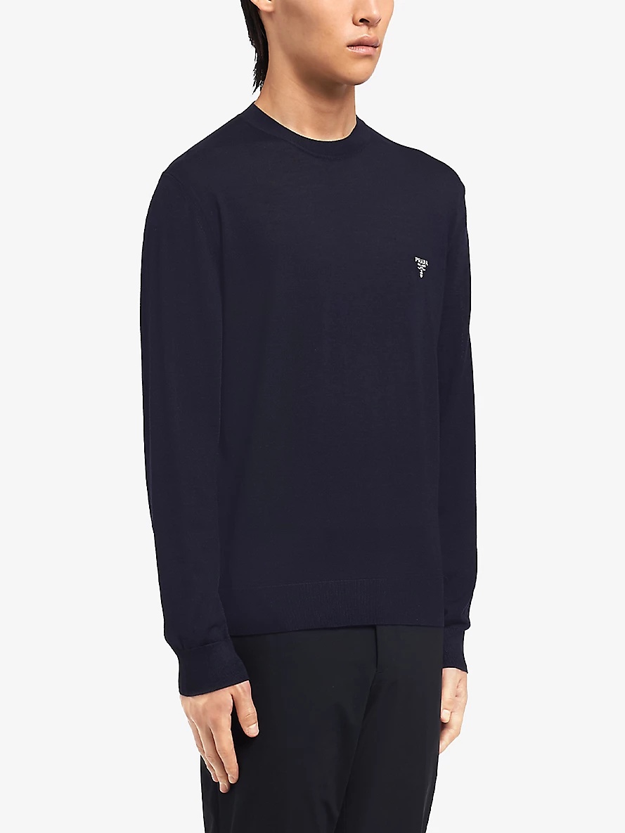 Superfine crewneck wool sweatshirt - 3