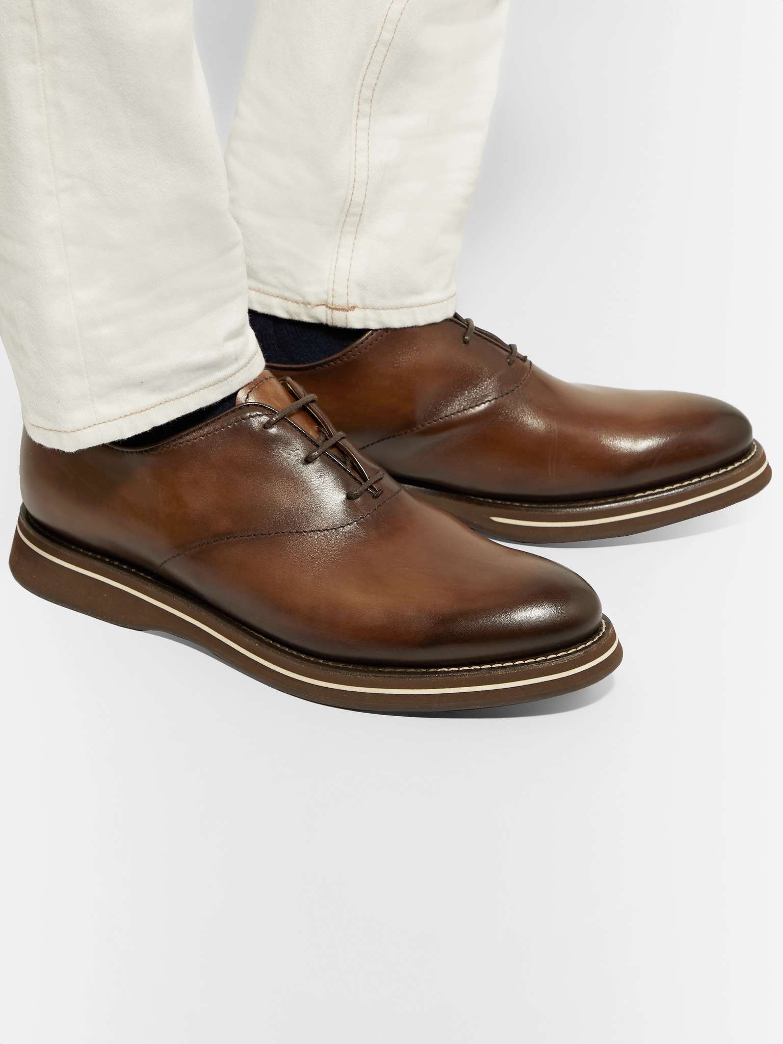 Alessio Padova Venezia Leather Oxford Shoes - 2