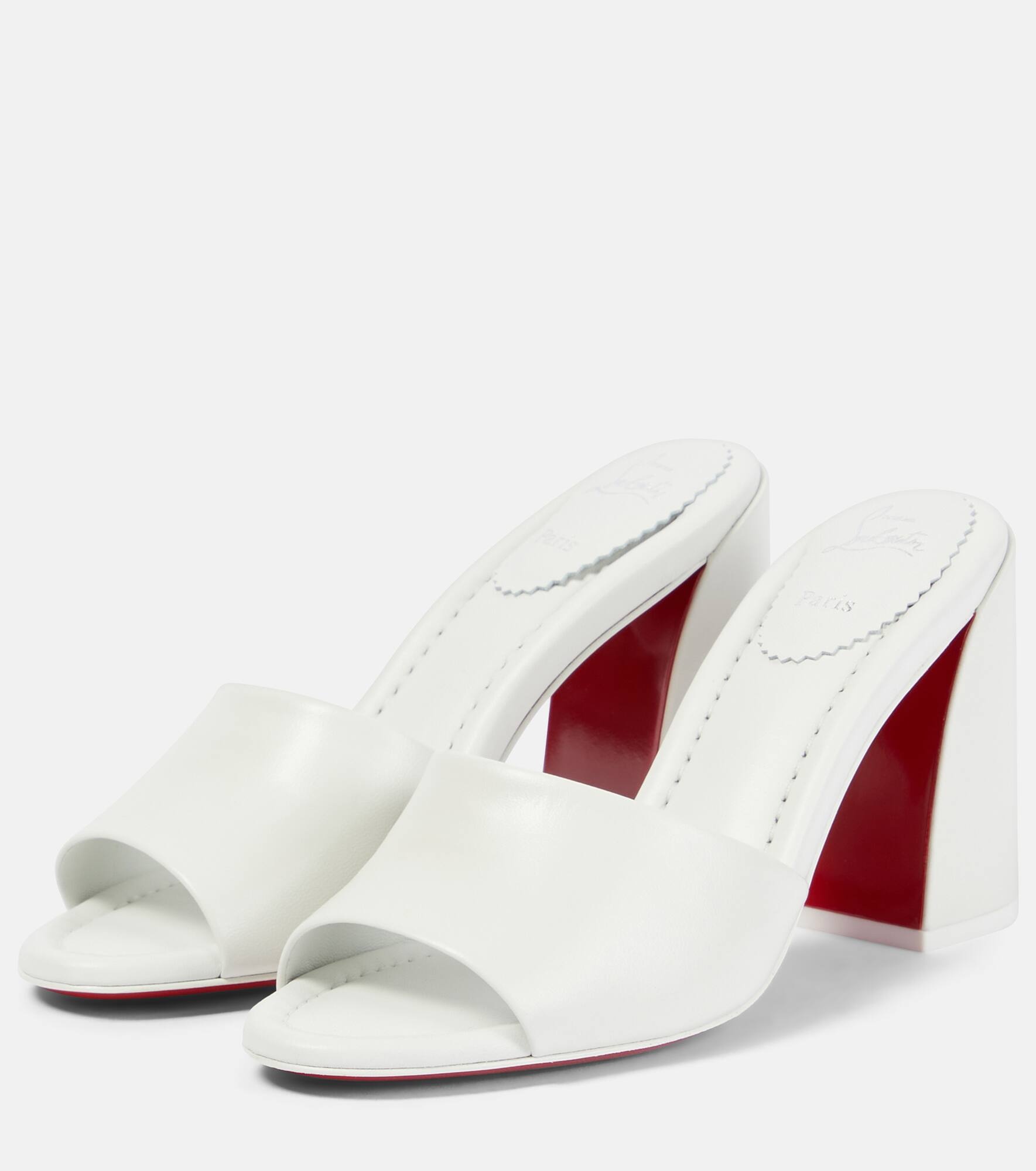 Jane leather mules - 5