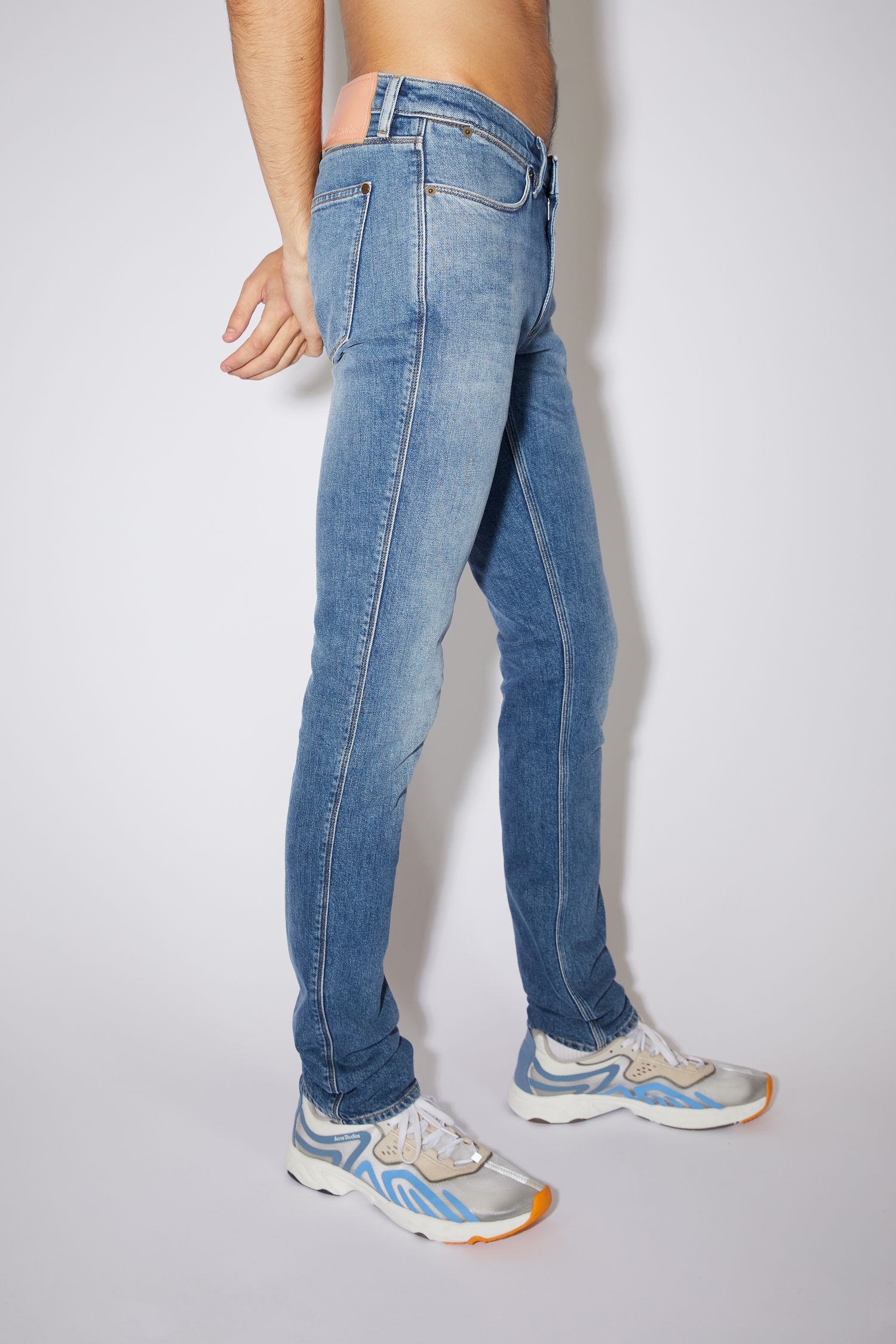 Slim fit jeans - Mid blue - 4