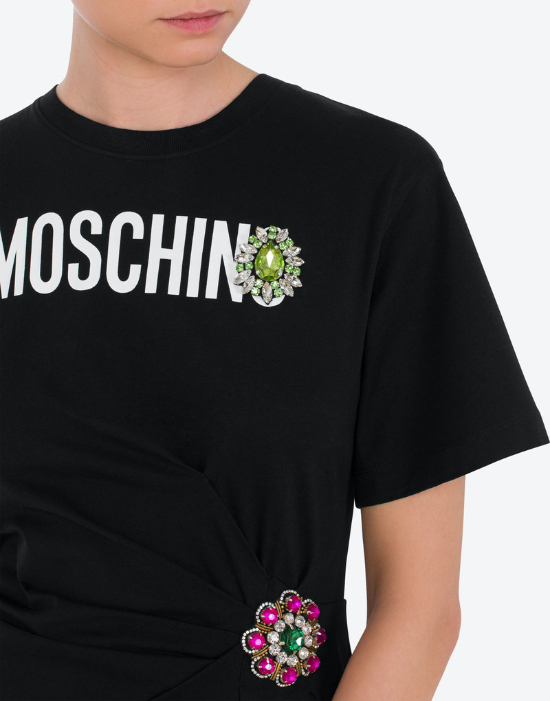 JEWEL FLOWER ORGANIC JERSEY DRESS 4