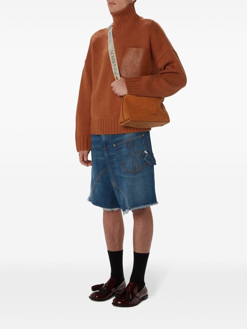 Anchor-logo drop-shoulder jumper - 2