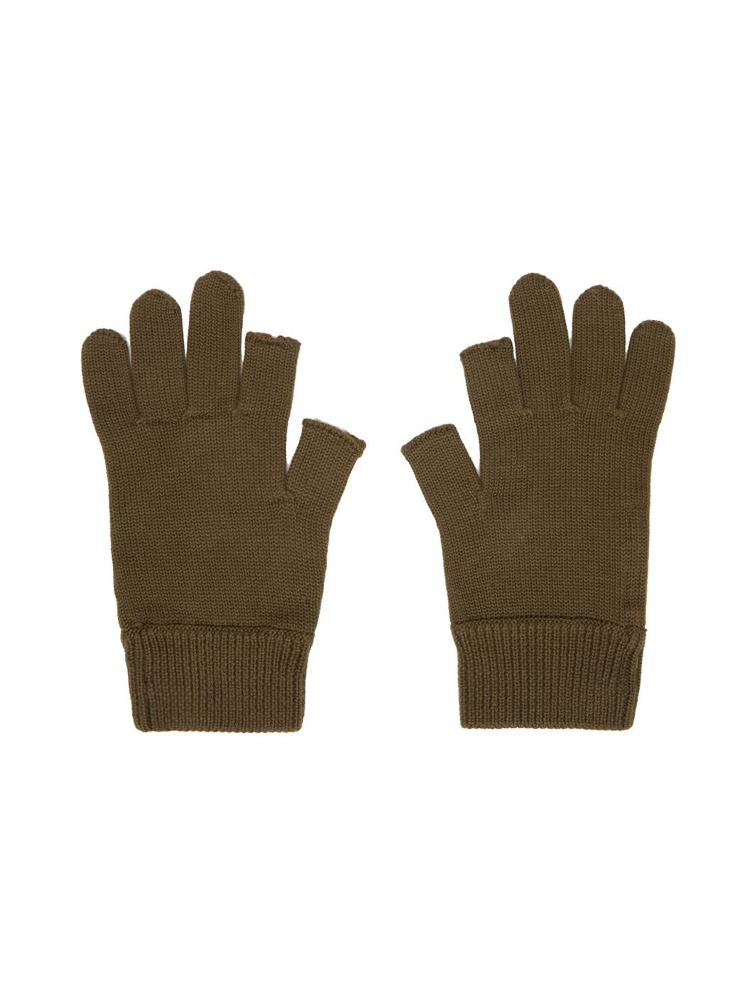 Khaki Porterville Touchscreen Gloves - 2