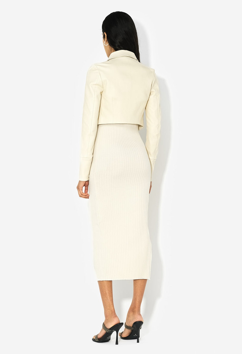 LEATHER VERONA CROPPED JACKET 3