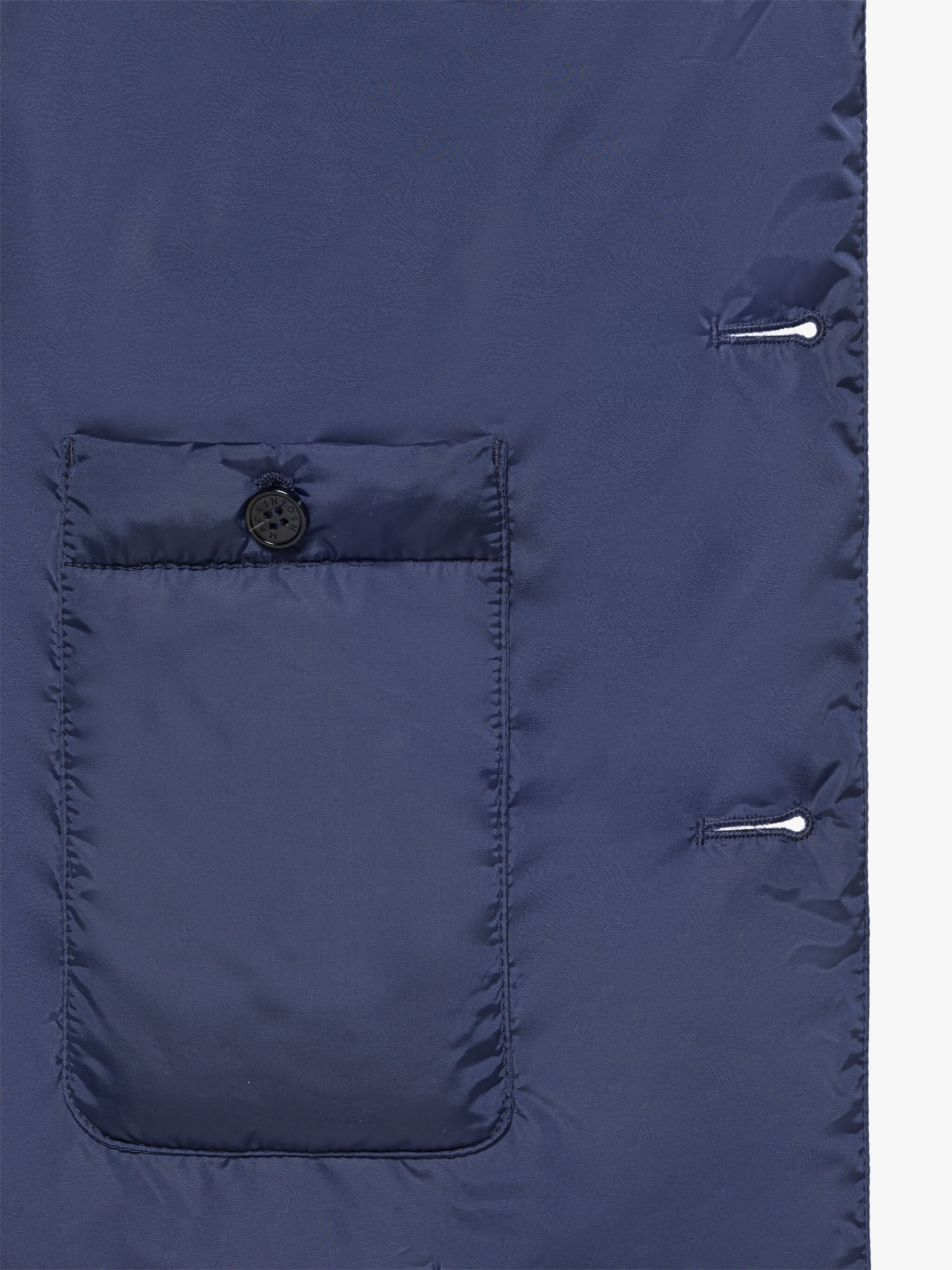 NEW HIG BLUE NYLON QUILTED LINER VEST - 6