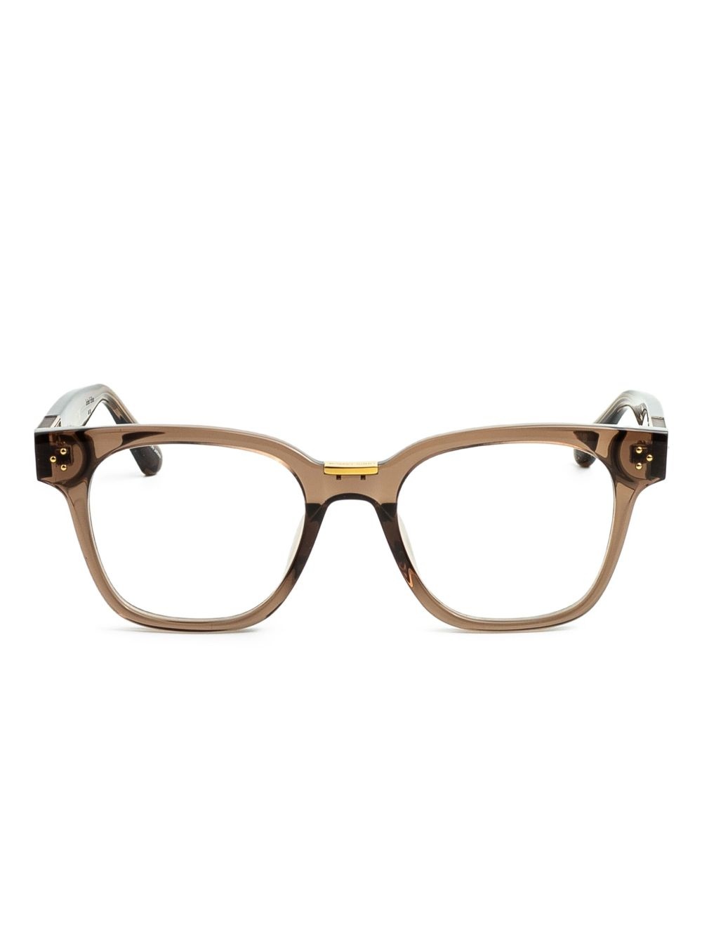 square-frame glasses - 1