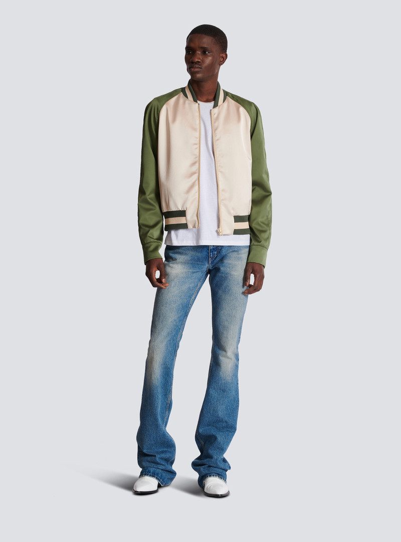 Balmain Blue Wash vintage denim jeans outlook