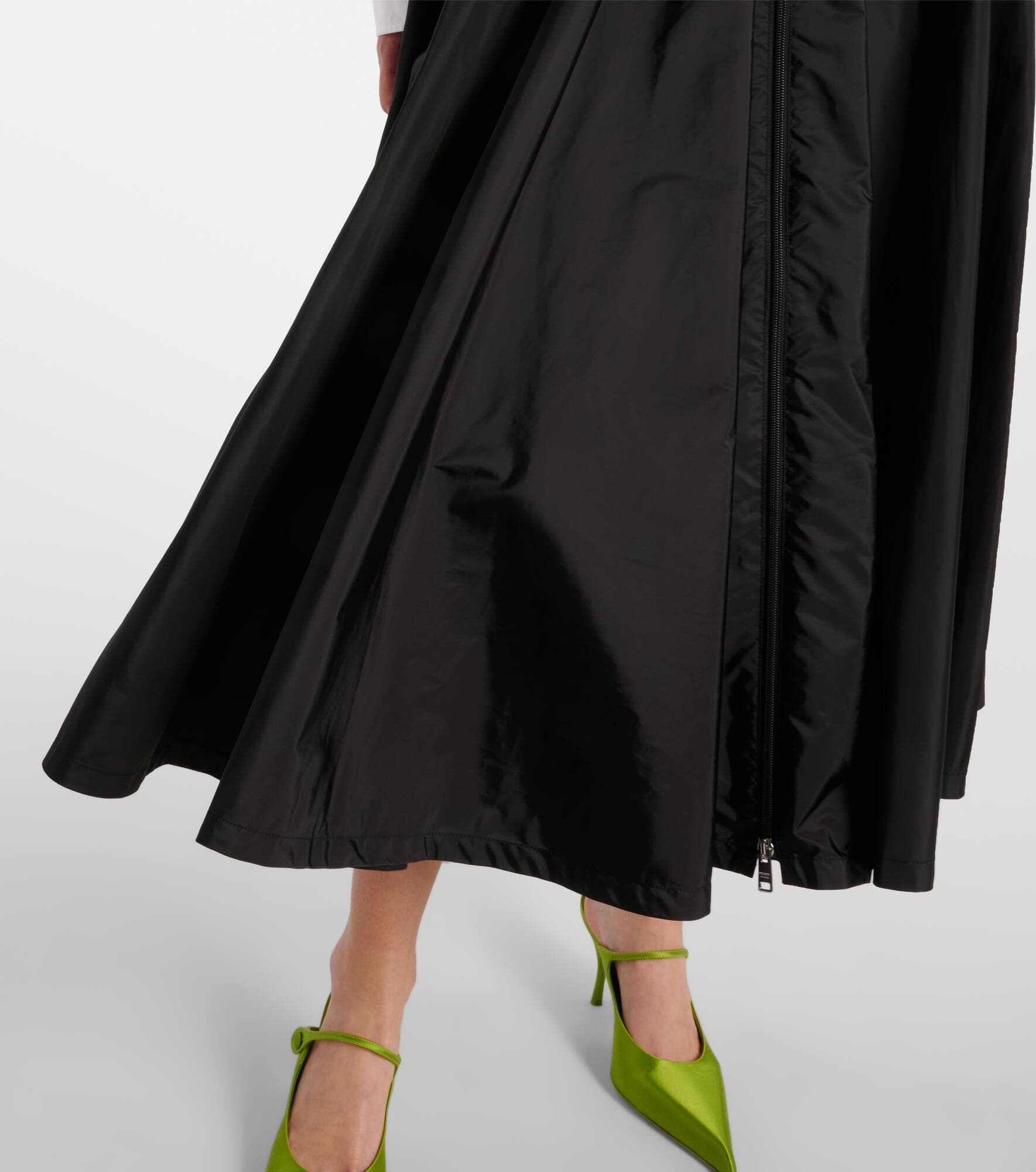 Logo Re-Nylon midi skirt - 5