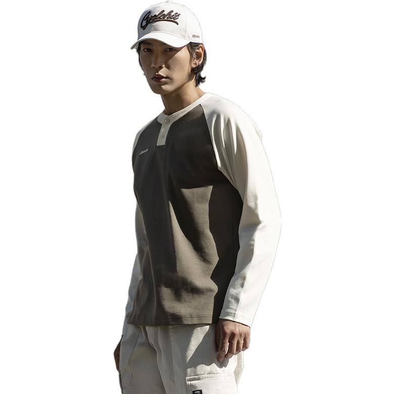 Mizuno Heritage Long Sleeve Shirt 'Beige' D2CA34H1 - 6