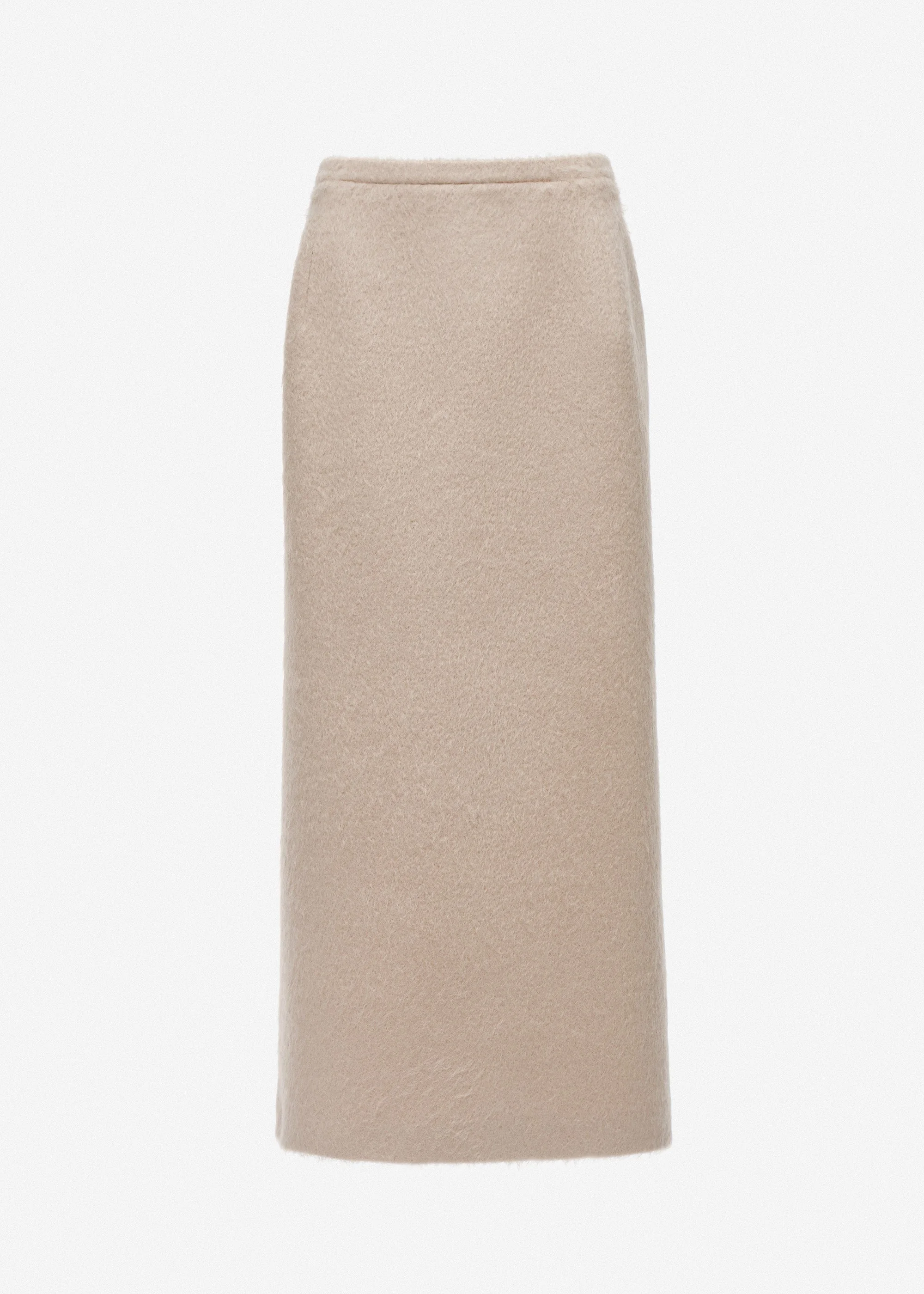 Seamless pencil skirt in beige - 1