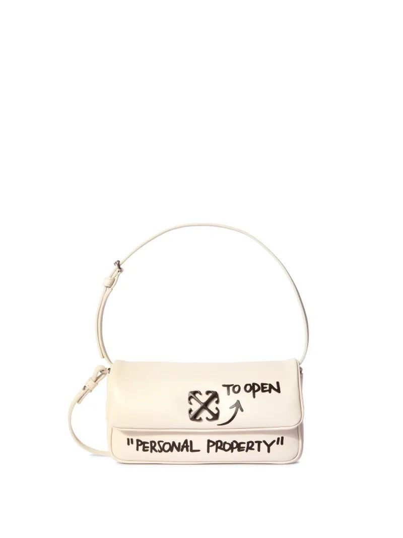 White Jitney 0.7 Quote Shoulder Bag 1