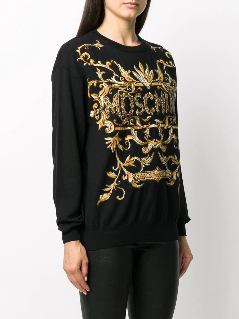 logo print sweatshirt - 3