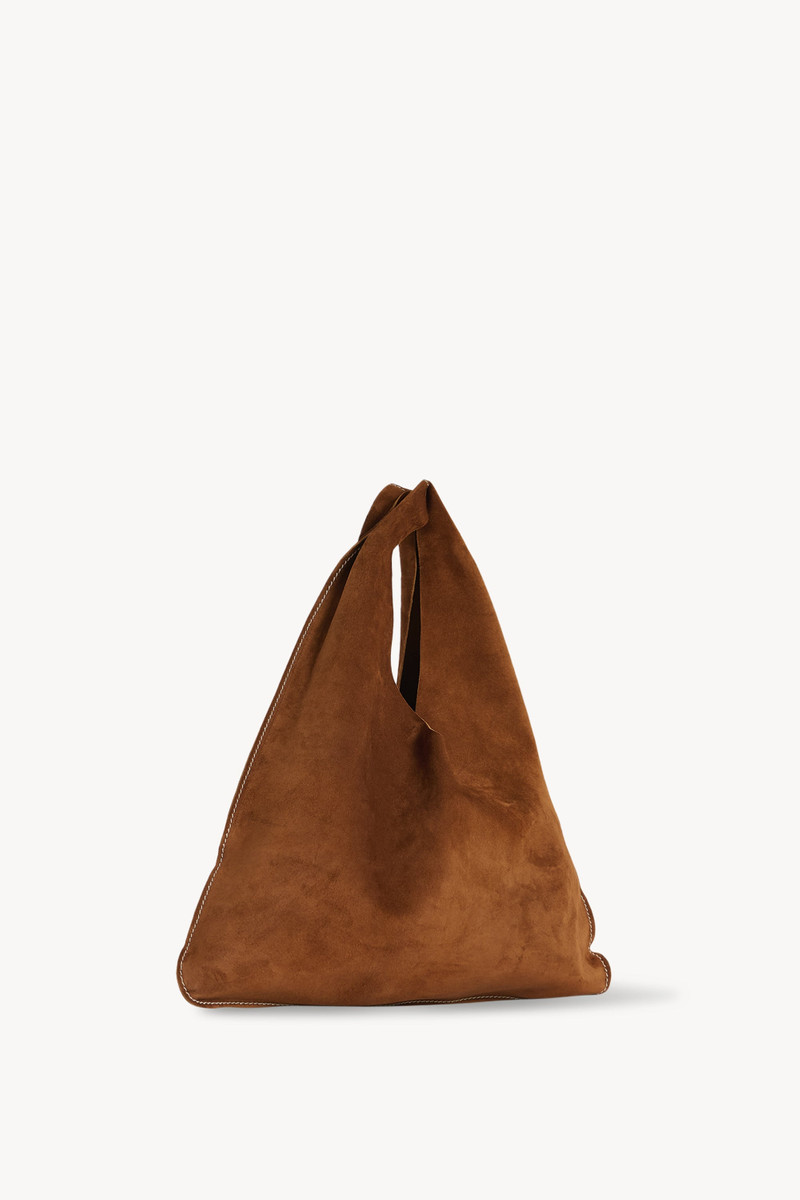 The Row Small Bindle Bag in Suede outlook