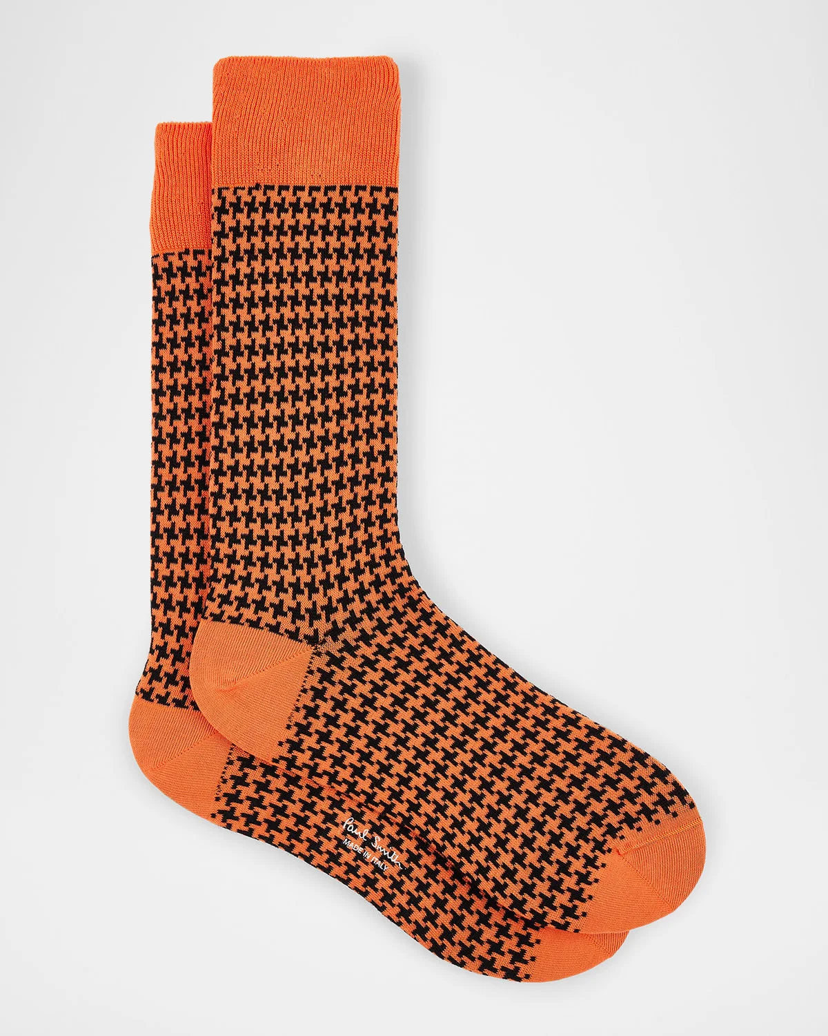 Men's James Houndstooth Gingham Crew Socks - 1