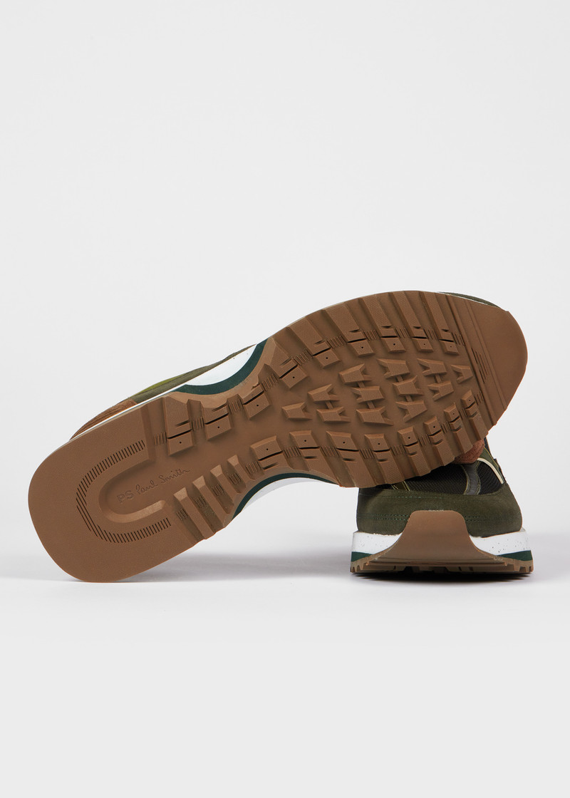 Paul Smith Khaki Green 'Banks' Trainers outlook