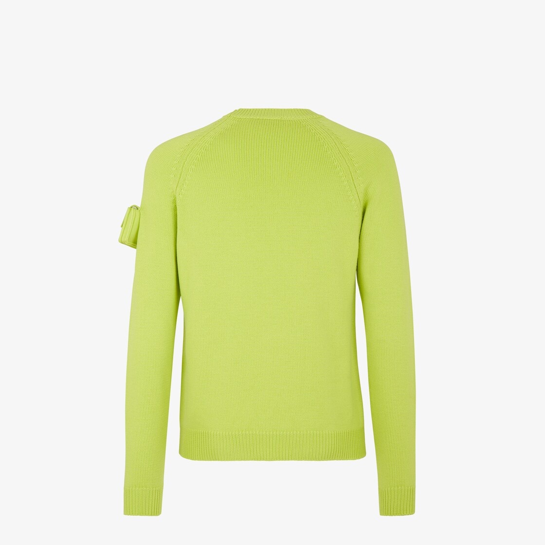 Acid green cashmere sweater - 2