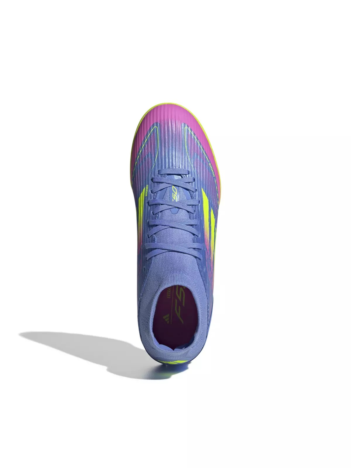 F50 League Mid Turf "Blue Fusion/Lucid Lemon/Lucid Pink" Women's Soccer Shoe - 7