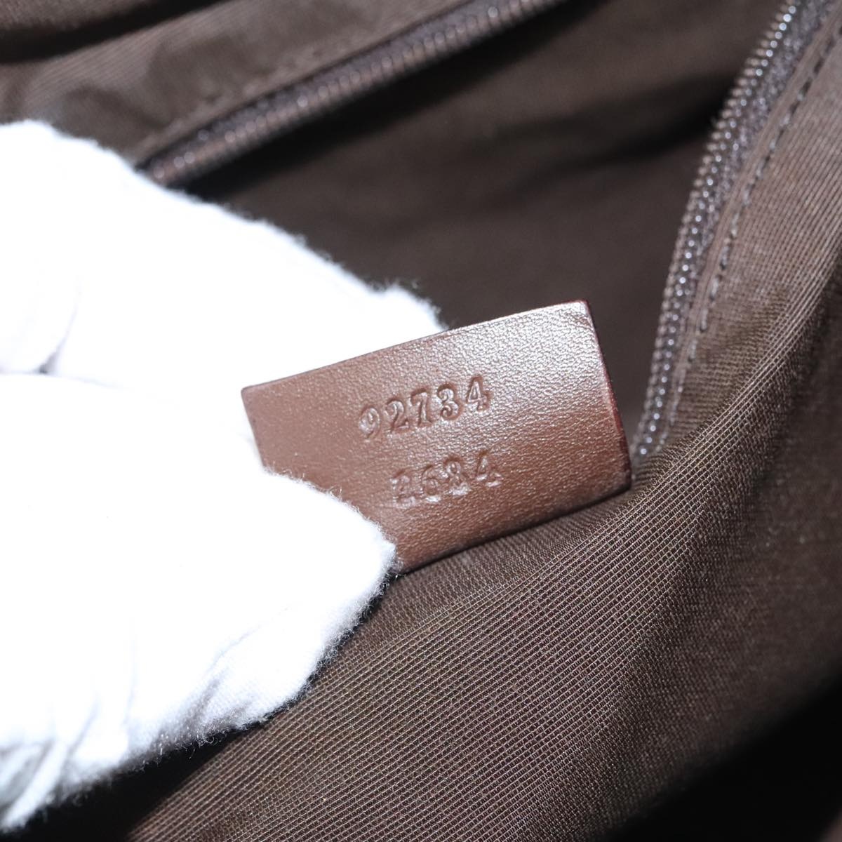 GUCCI GG Canvas Hand Bag Purple - 12