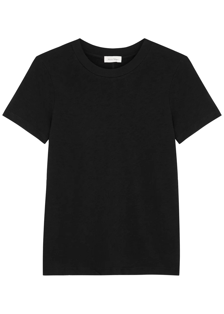 Sonoma white slubbed cotton T-shirt - 1
