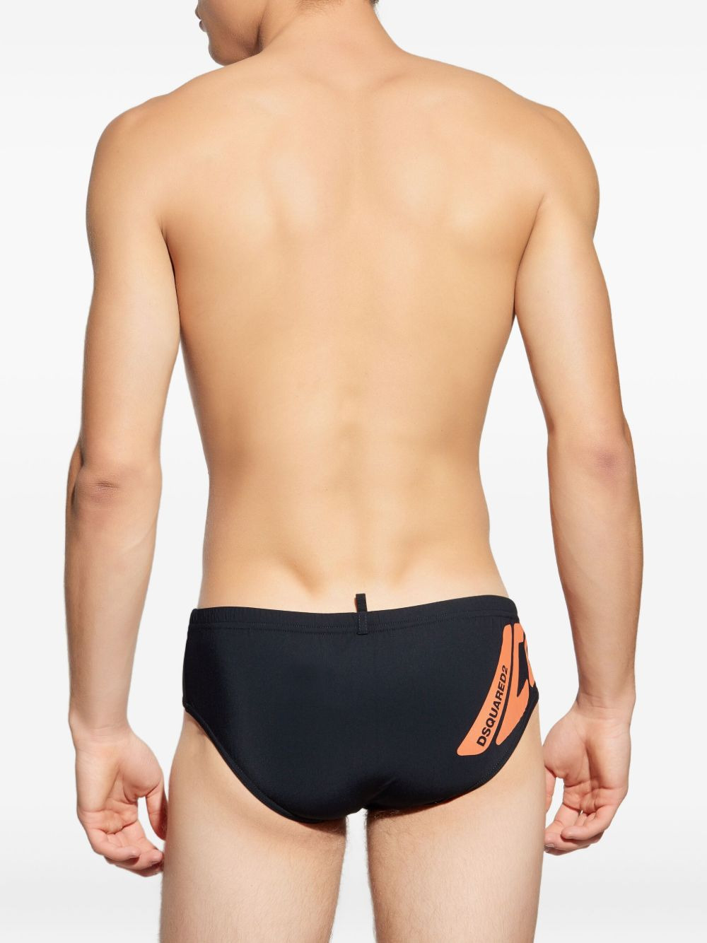 logo-print swim trunks - 4