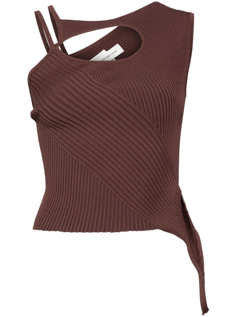 cut-out knitted top 1