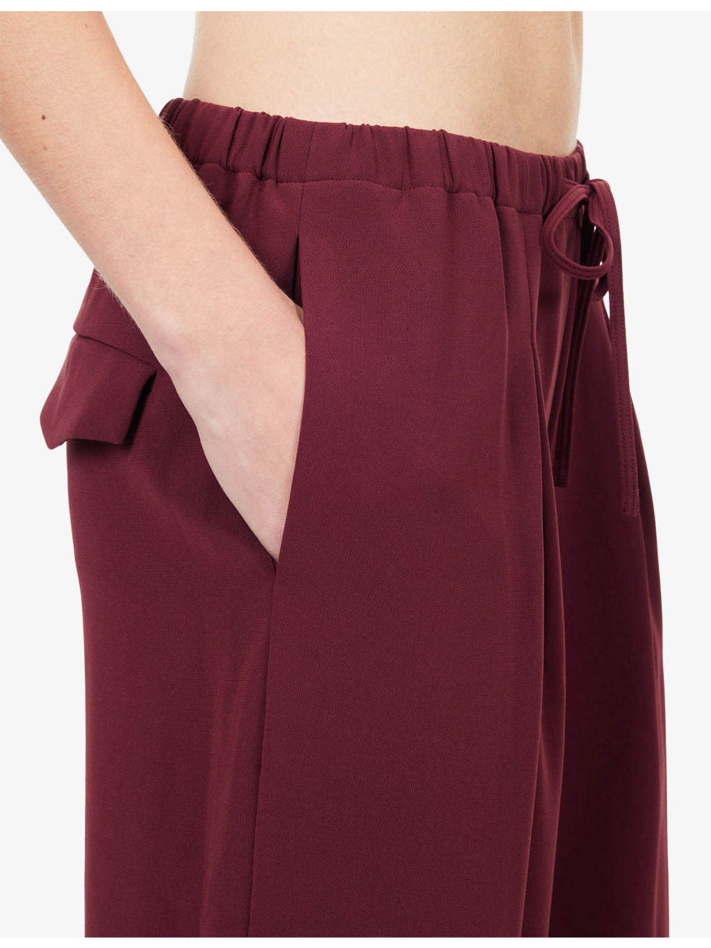 Pleated Relaxed-Fit Woven Trousers - 5