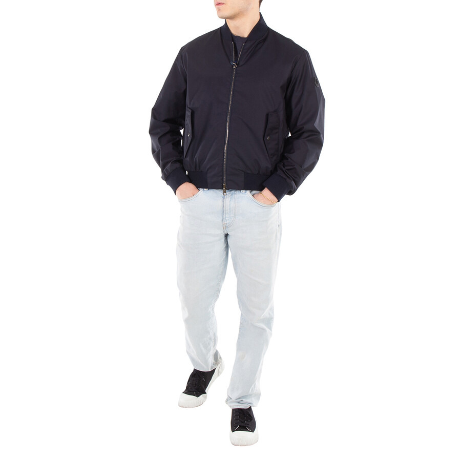 Moncler Long Sleeves Ribbed Collar Jacket - 4