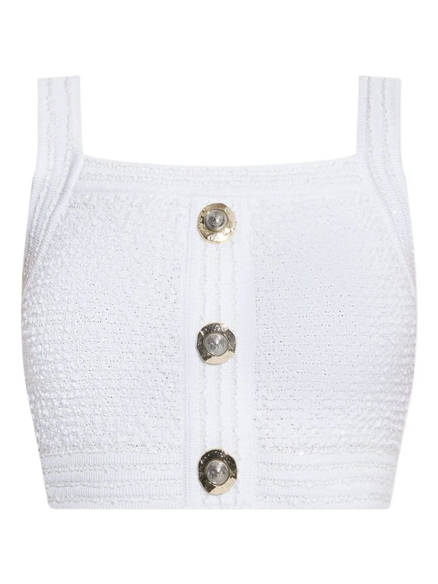 Balmain Tweed Top - 1